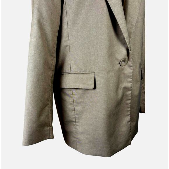 Lioness West Village Blazer Women's XL Tan Office Siren Career Preppy Academia - Picture 4 of 11